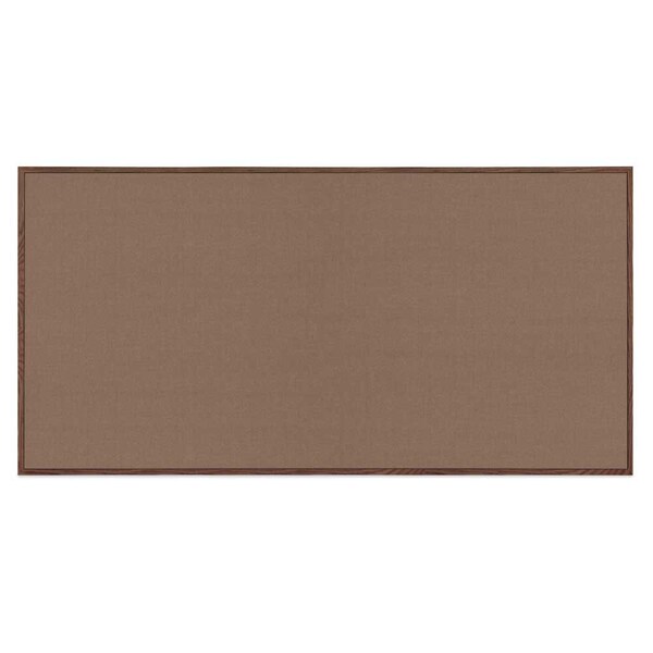 United Visual Products Decor Wood Combo Board, 24"x18", Cherry/Black Porcelain & Burgundy UV701DEFAB-CHERRY-BLKPORC-DBURGU - main